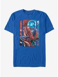 Marvel Spider-Man Far From Home Spider Mysterio Slash T-Shirt, ROYAL, hi-res