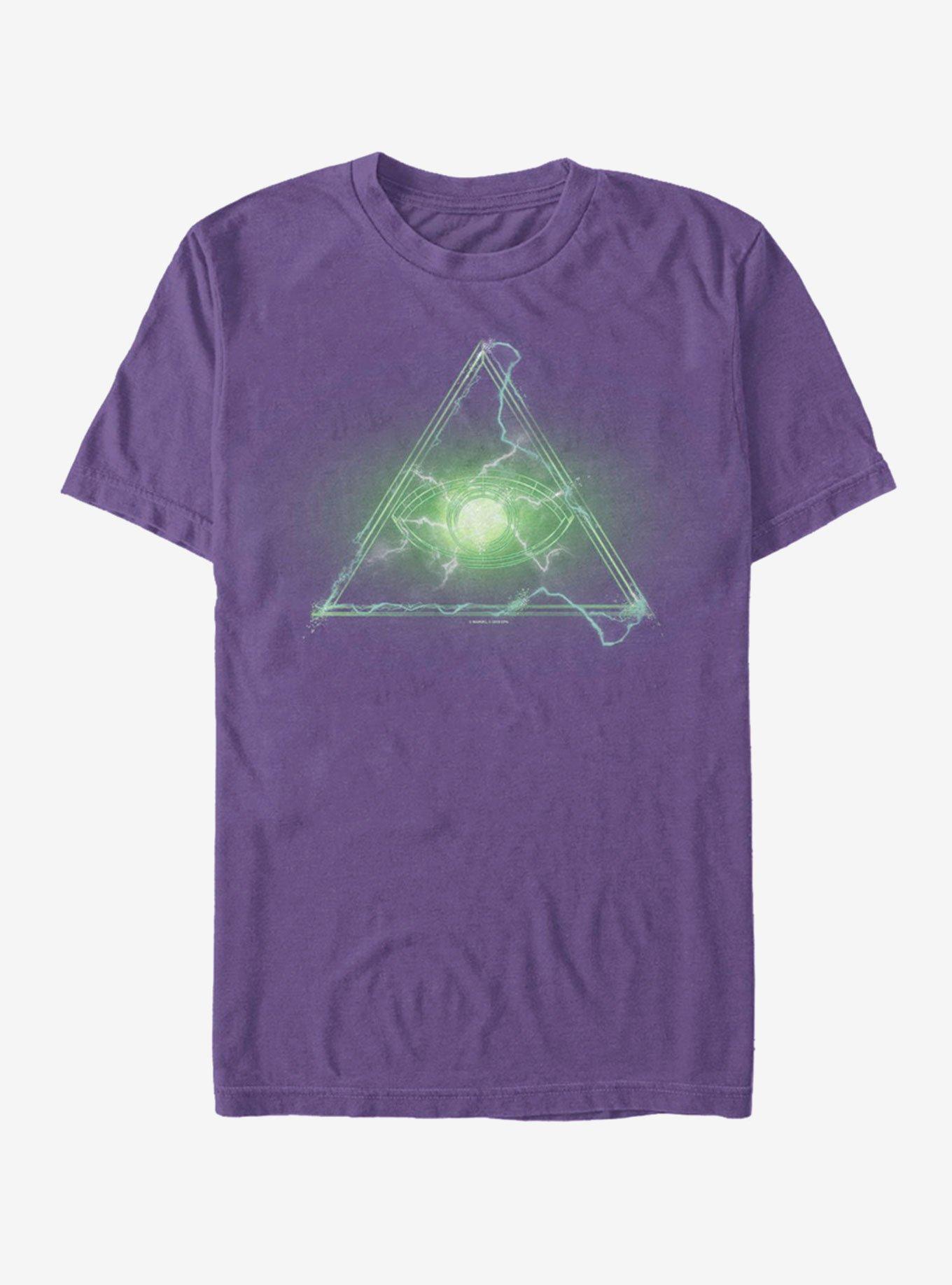 Marvel Spider-Man Far From Home Green Eye T-Shirt, PURPLE, hi-res