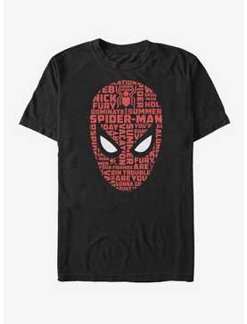 Marvel Spider-Man Far From Home Spider Word Face T-Shirt, , hi-res