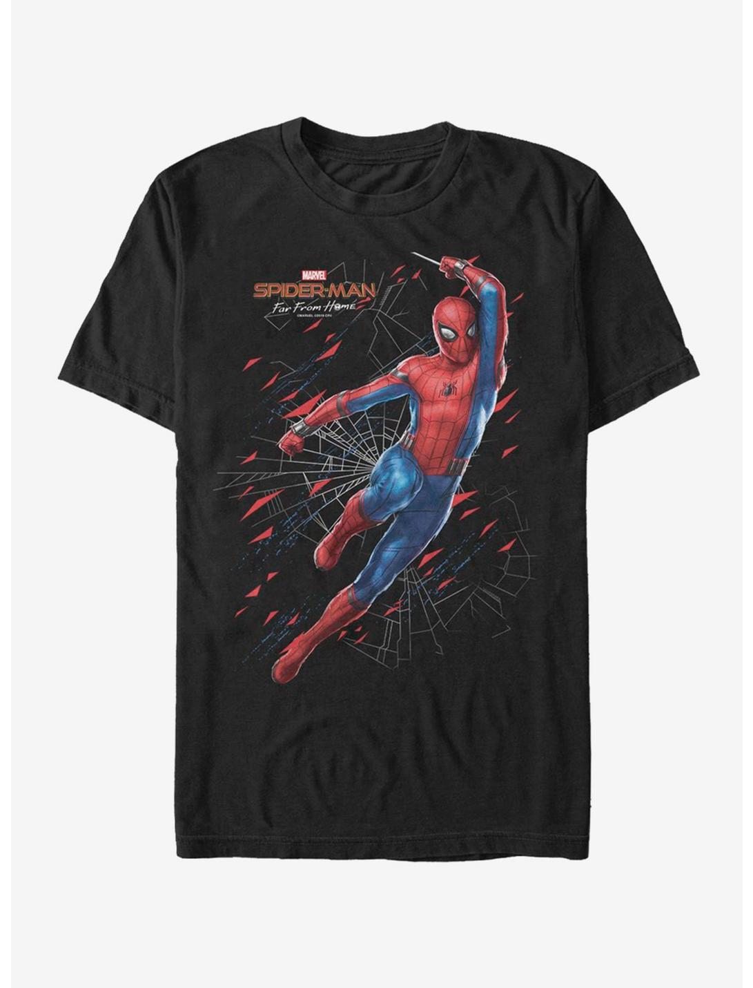 Marvel Spider-Man Far From Home Traveling Spidey T-Shirt, BLACK, hi-res