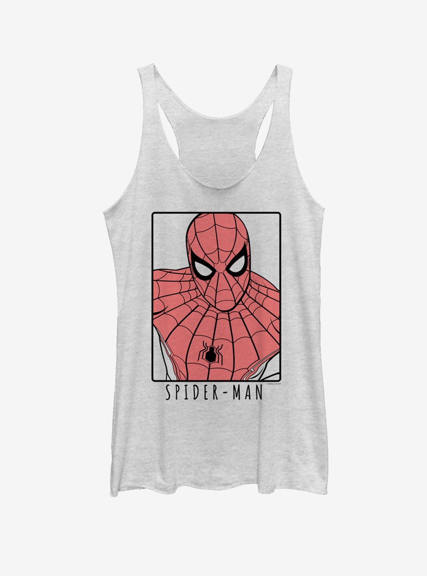 Marvel Spider-Man Far From Home Spidey Womens Tank, WHITE HTR, hi-res