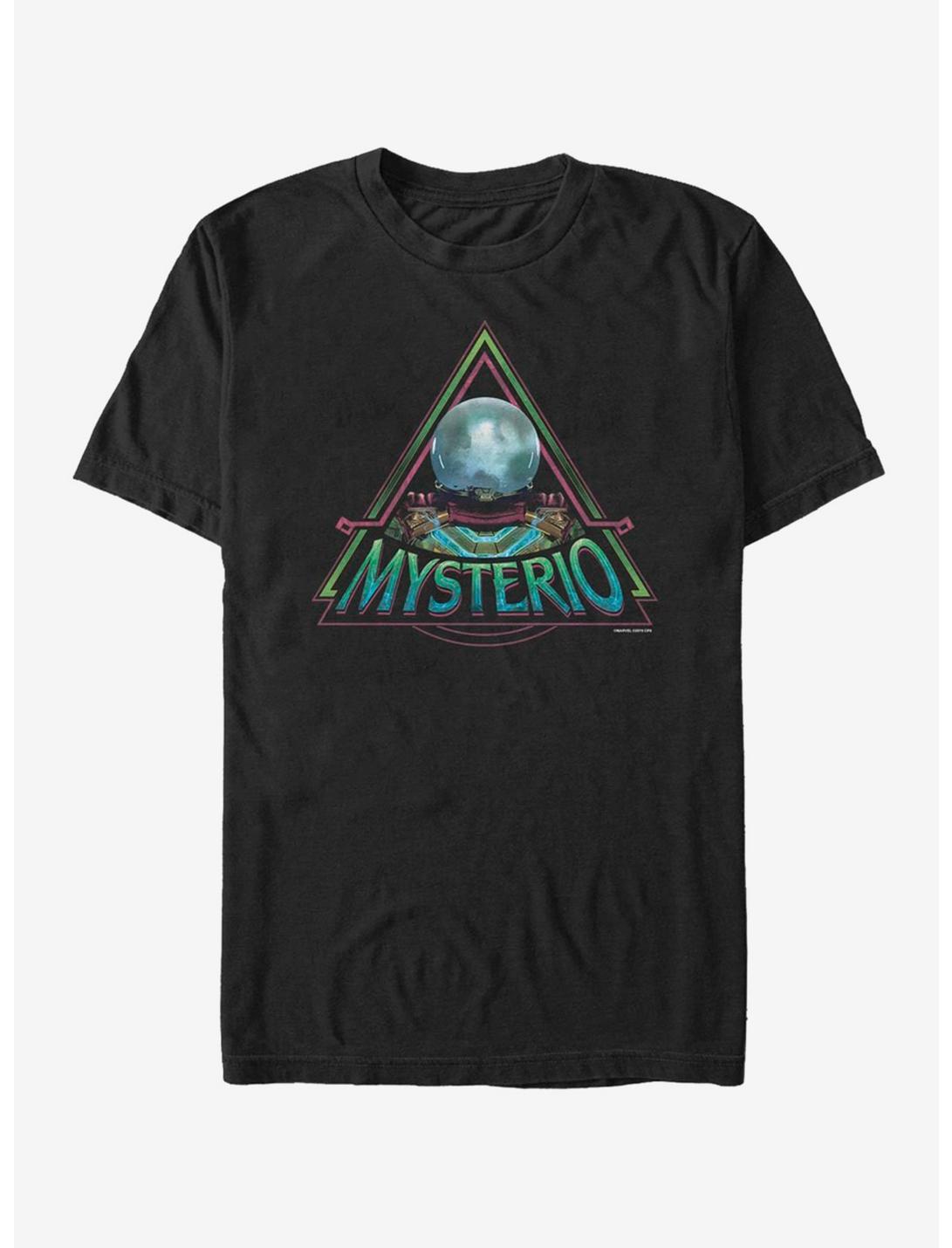 Marvel Spider-Man Far From Home Mysterio Triangle T-Shirt, BLACK, hi-res