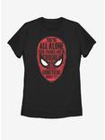 Marvel Spider-Man Far From Home Face words Womens T-Shirt, BLACK, hi-res