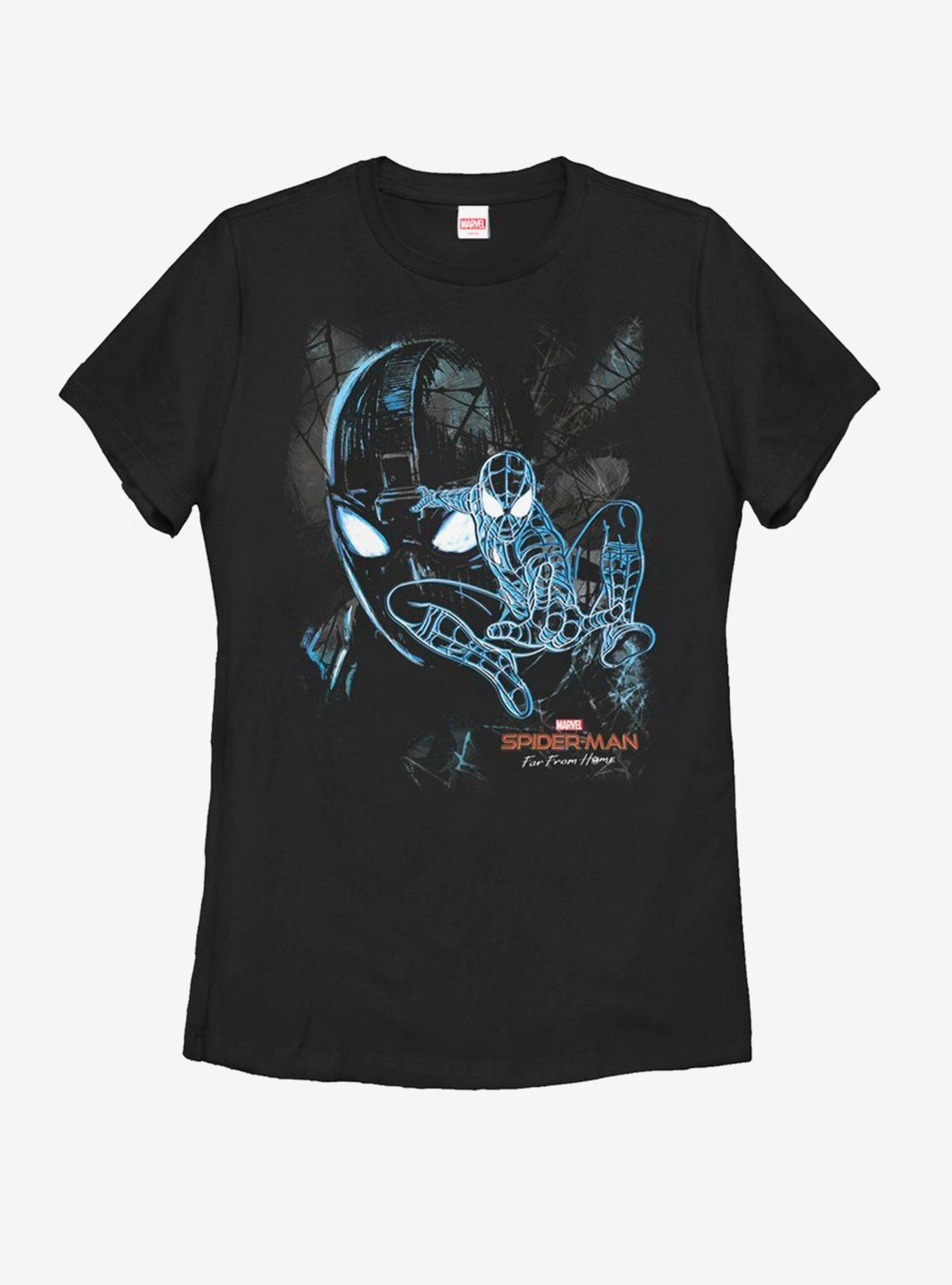 Marvel Spider-Man Far From Home Spider Dark Womens T-Shirt, , hi-res