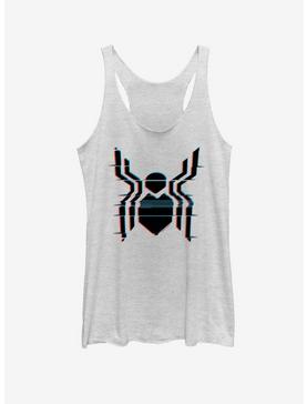 Plus Size Marvel Spider-Man Far From Home Glitch Spider Logo Womens Tank, , hi-res