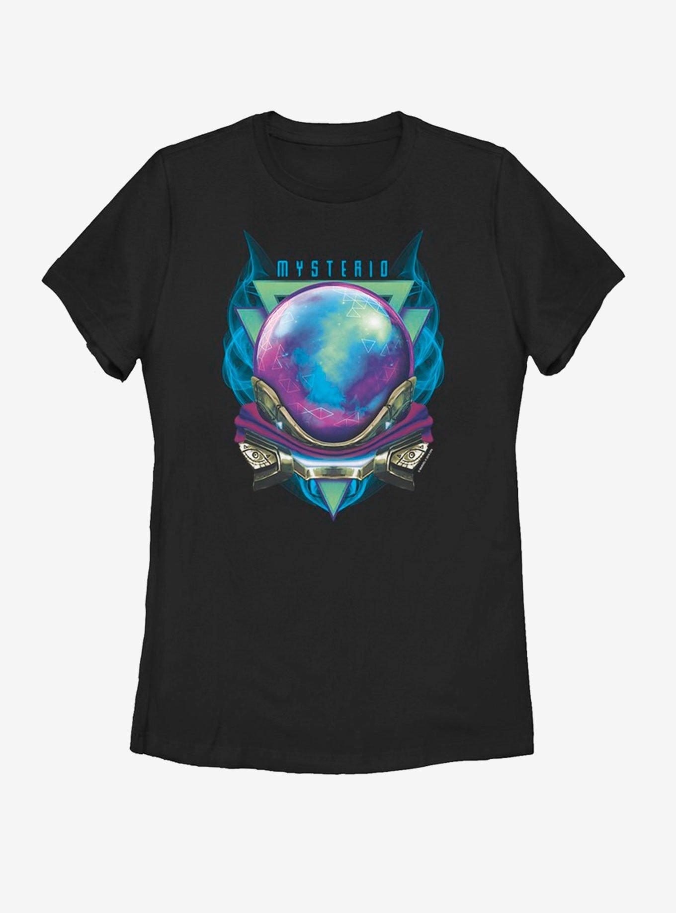 Marvel Spider-Man Far From Home Mysterio Badge Bust Womens T-Shirt, , hi-res