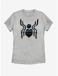 Marvel Spider-Man Far From Home Glitch Spider Logo Womens T-Shirt, ATH HTR, hi-res