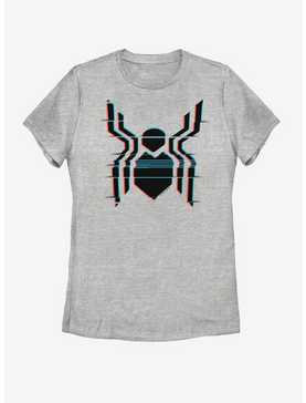 Marvel Spider-Man Far From Home Glitch Spider Logo Womens T-Shirt, , hi-res