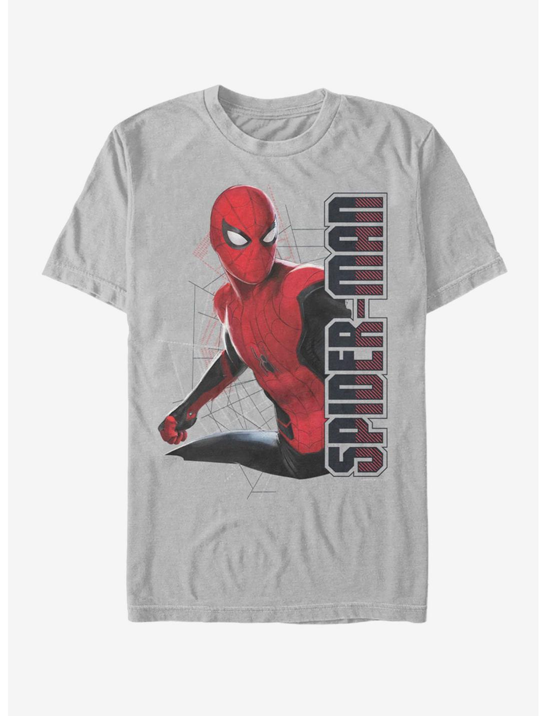 Marvel Spider-Man Far From Home Spider Webs T-Shirt, SILVER, hi-res