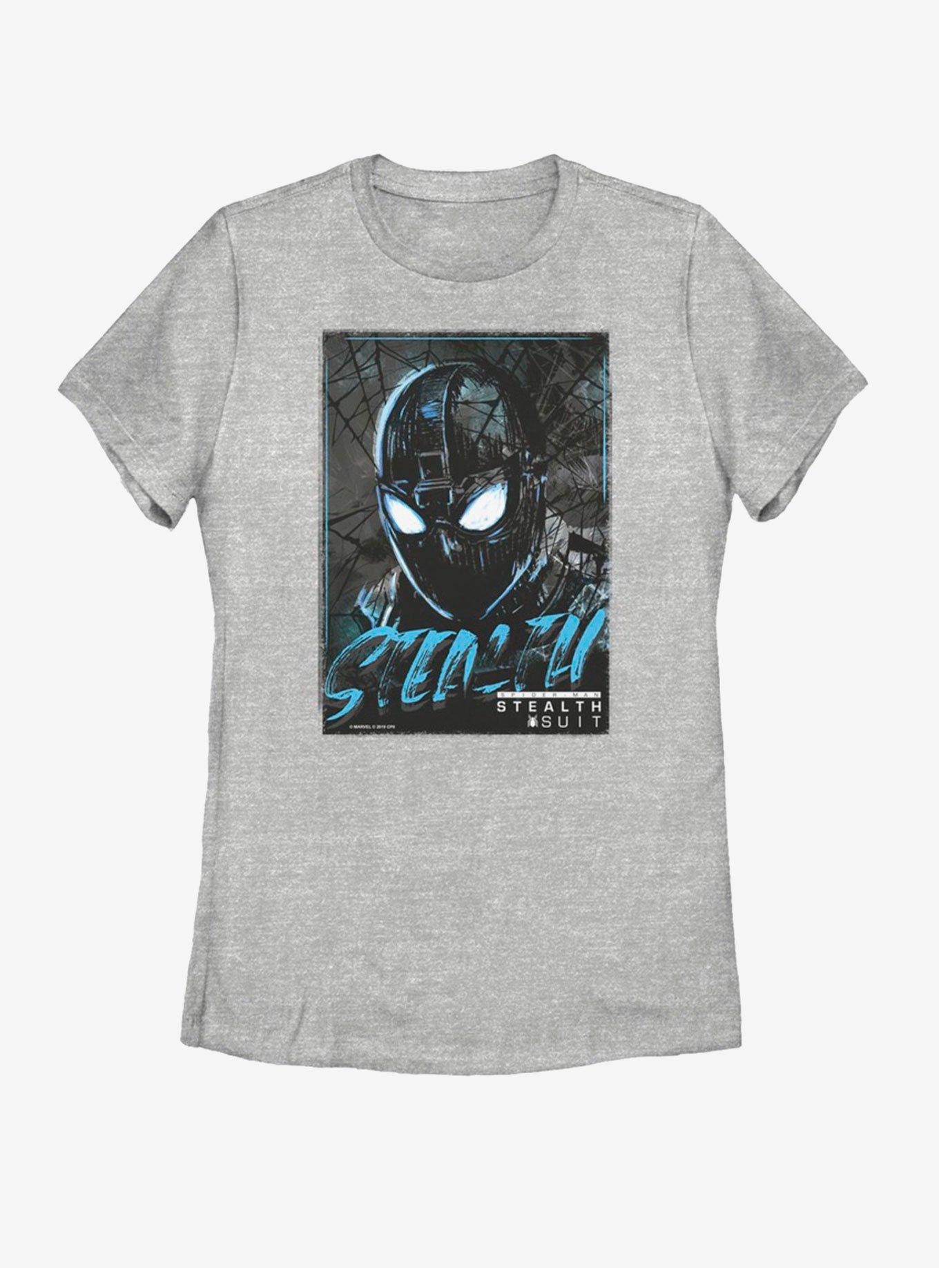 Marvel Spider-Man Far From Home Stealth Paint Womens T-Shirt, ATH HTR, hi-res