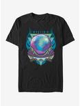 Marvel Spider-Man Far From Home Mysterio Badge Bust T-Shirt, BLACK, hi-res