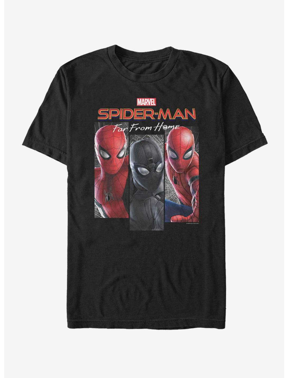 Marvel Spider-Man Far From Home Spider Panel T-Shirt, BLACK, hi-res