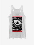 Marvel Spider-Man Far From Home Double O Spider Womens Tank, WHITE HTR, hi-res