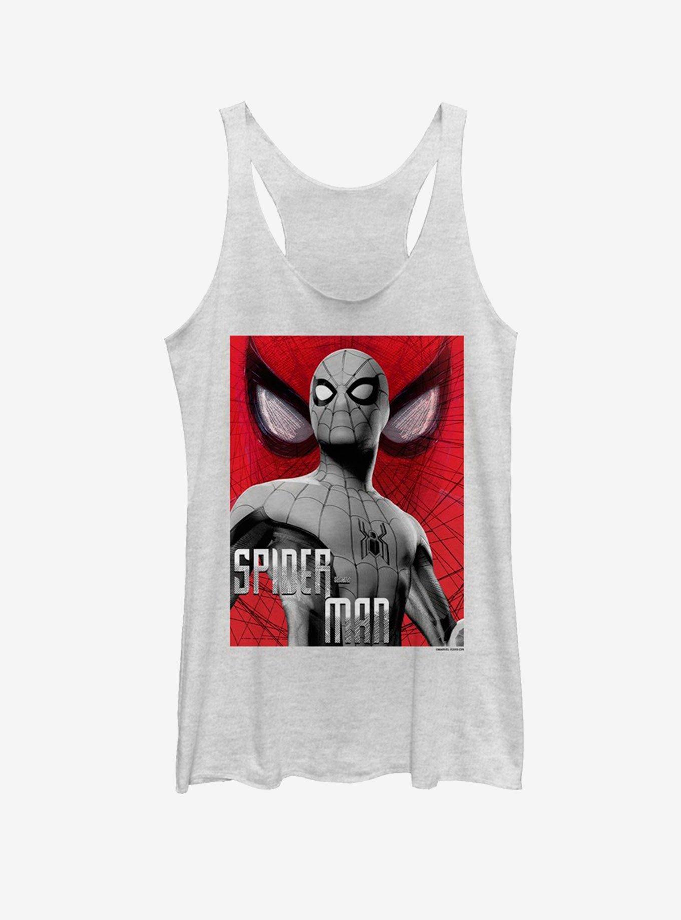 Marvel Spider-Man Far From Home Grey Spider Womens Tank, , hi-res