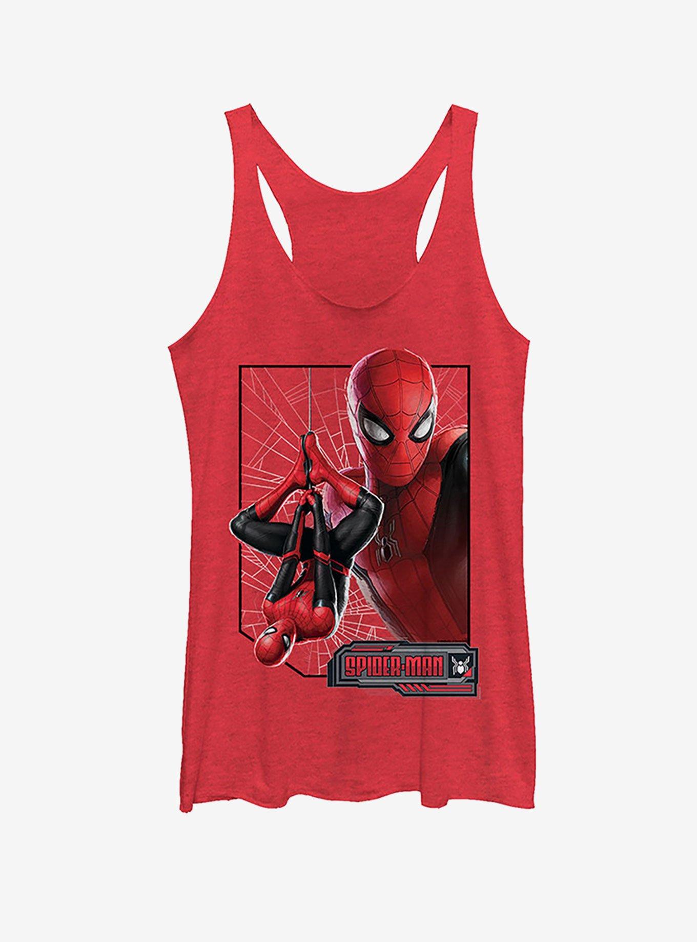 Marvel Spider-Man Far From Home New Suit Womens Tank, RED HTR, hi-res