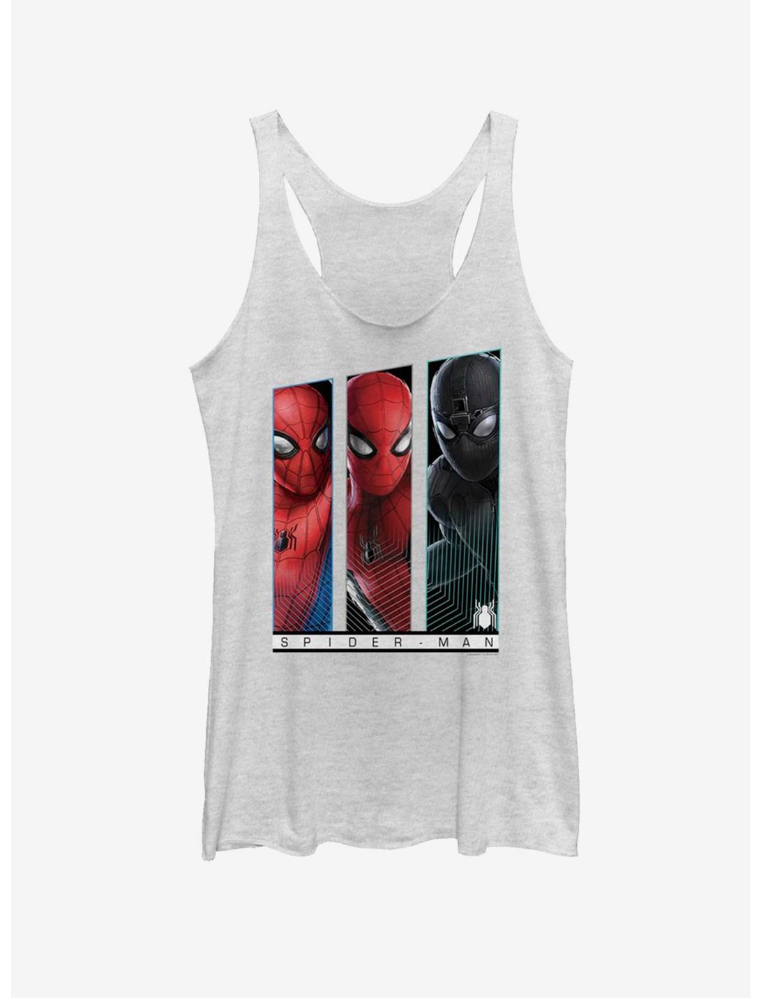 Marvel Spider-Man Far From Home Suit Up Womens Tank, WHITE HTR, hi-res