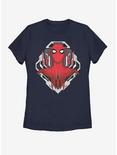 Marvel Spider-Man Far From Home Spider Tech Badge Womens T-Shirt, NAVY, hi-res