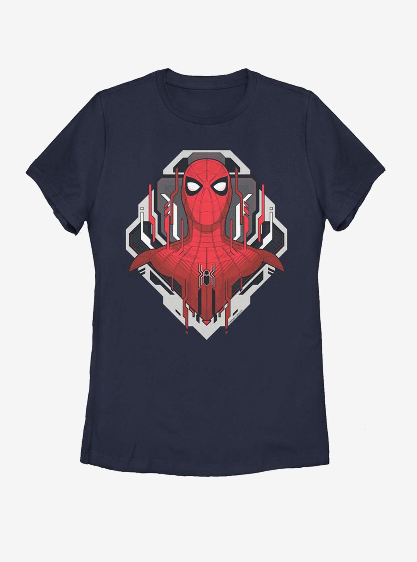 Marvel Spider-Man Far From Home Spider Tech Badge Womens T-Shirt, , hi-res