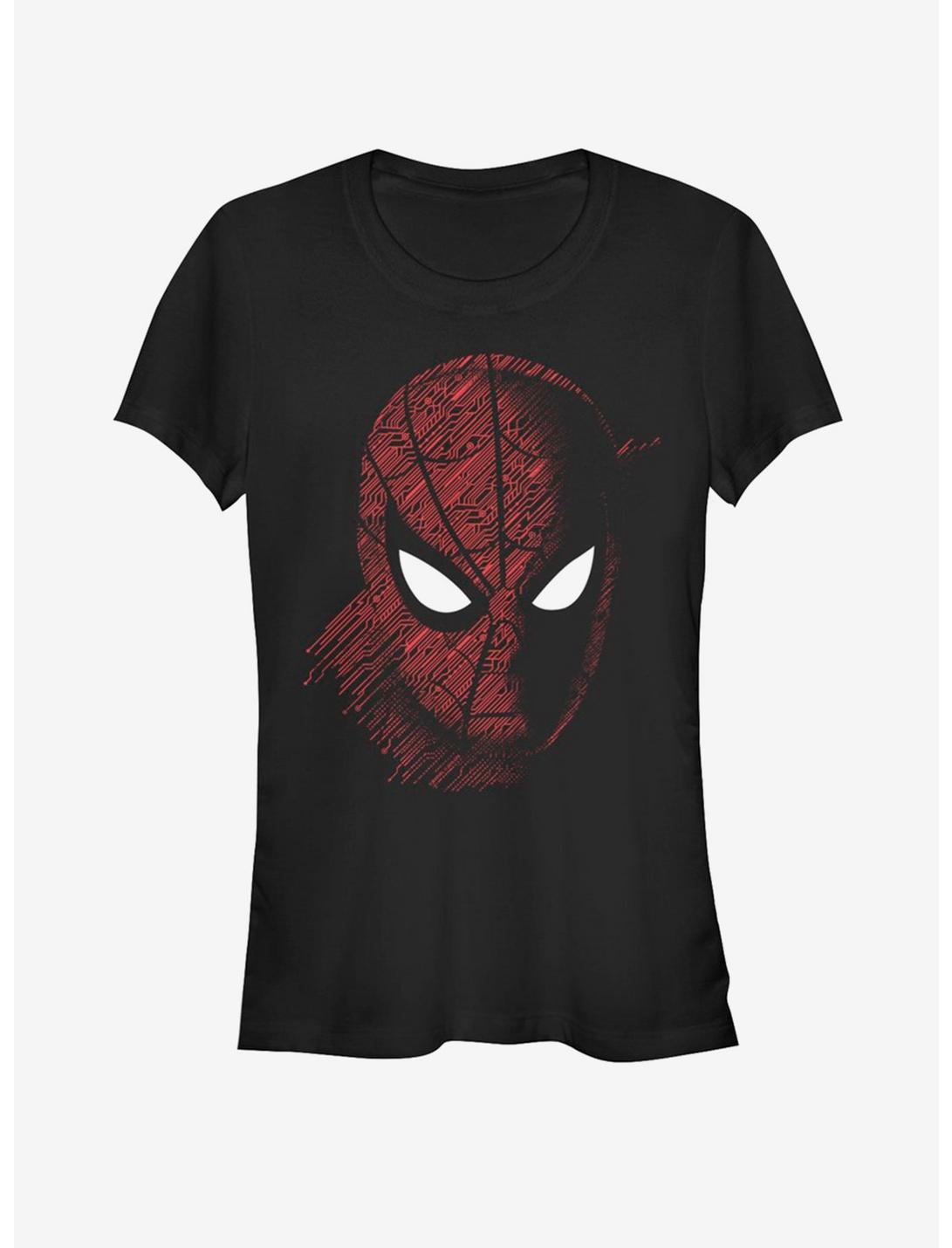 Marvel Spider-Man Far From Home Spidey Tech Portrait Girls T-Shirt, BLACK, hi-res