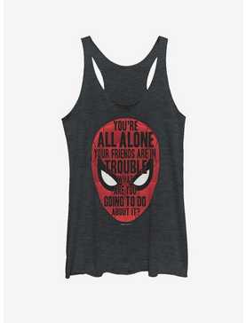Marvel Spider-Man Far From Home Face words Womens Tank, , hi-res