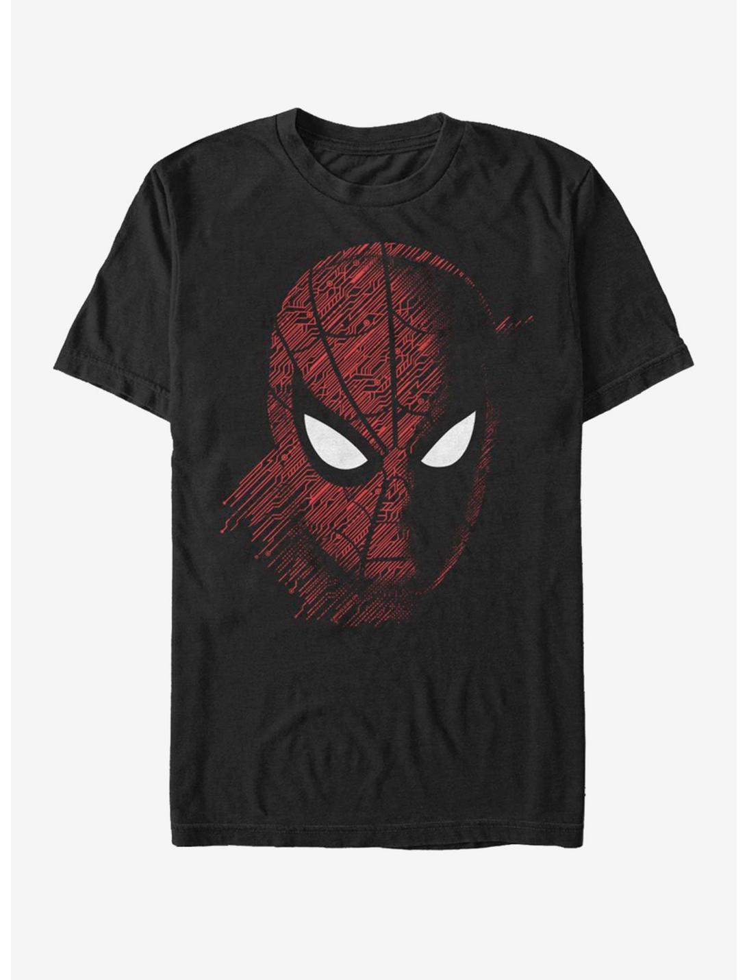 Marvel Spider-Man Far From Home Spidey Tech Portrait T-Shirt, BLACK, hi-res