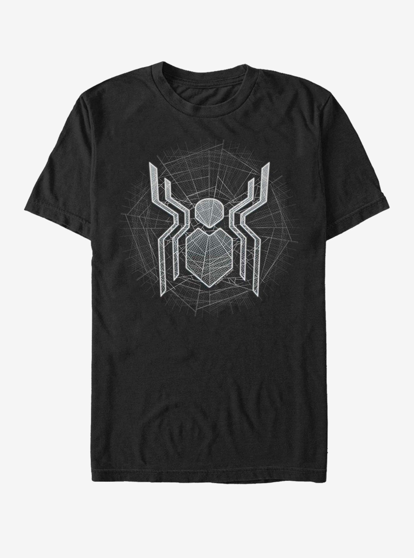 Marvel Spider-Man Far From Home Web Logo T-Shirt, BLACK, hi-res