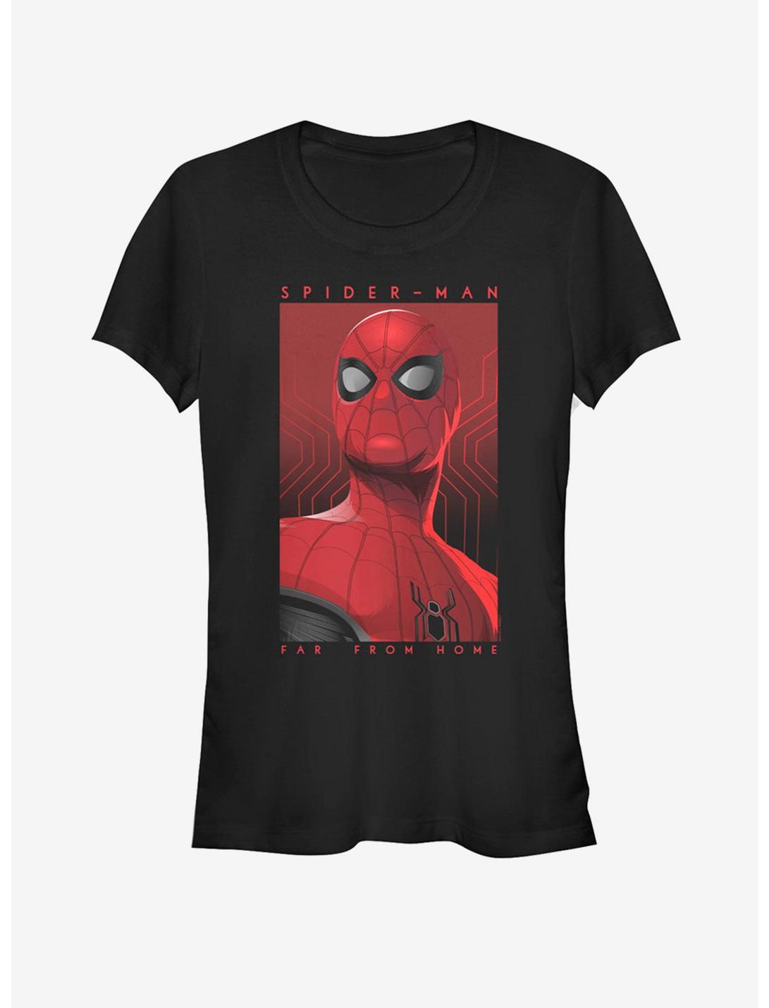 Marvel Spider-Man Far From Home Posterized Spidey Girls T-Shirt, BLACK, hi-res