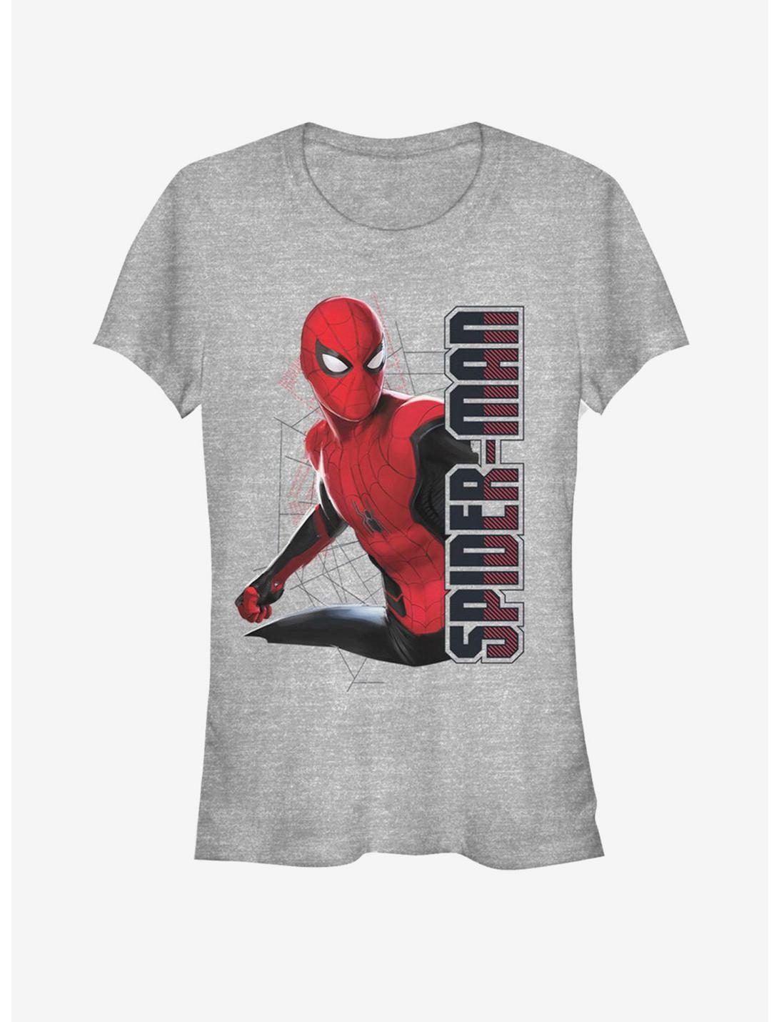 Marvel Spider-Man Far From Home Spider Webs Girls T-Shirt, ATH HTR, hi-res