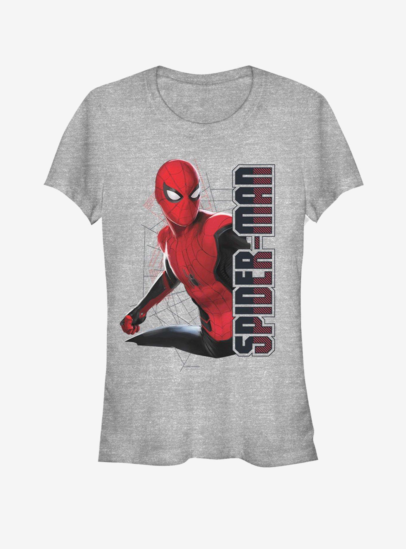 Marvel Spider-Man Far From Home Spider Webs Girls T-Shirt, ATH HTR, hi-res