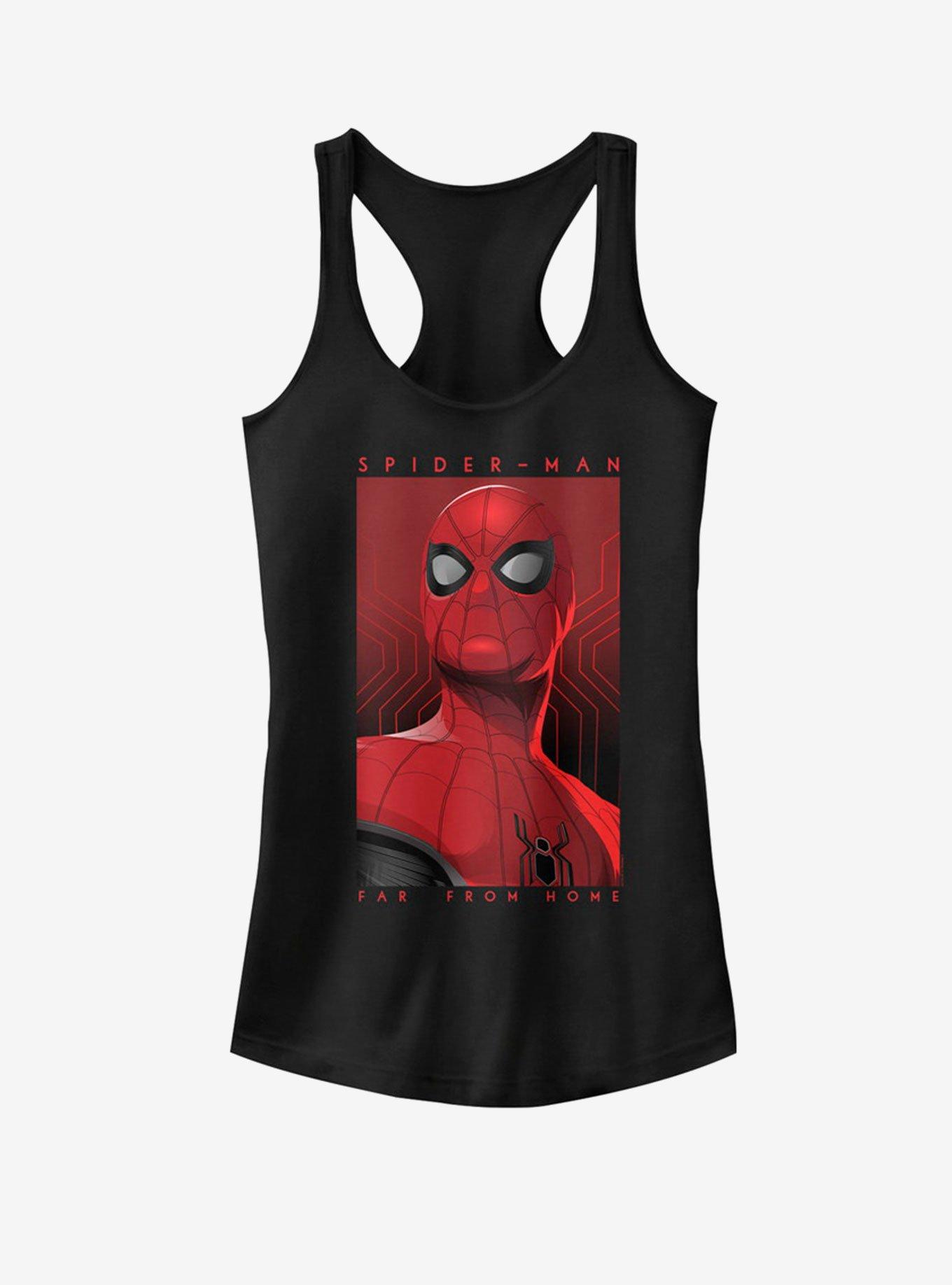 Marvel Spider-Man Far From Home Posterized Spidey Girls Tank, BLACK, hi-res