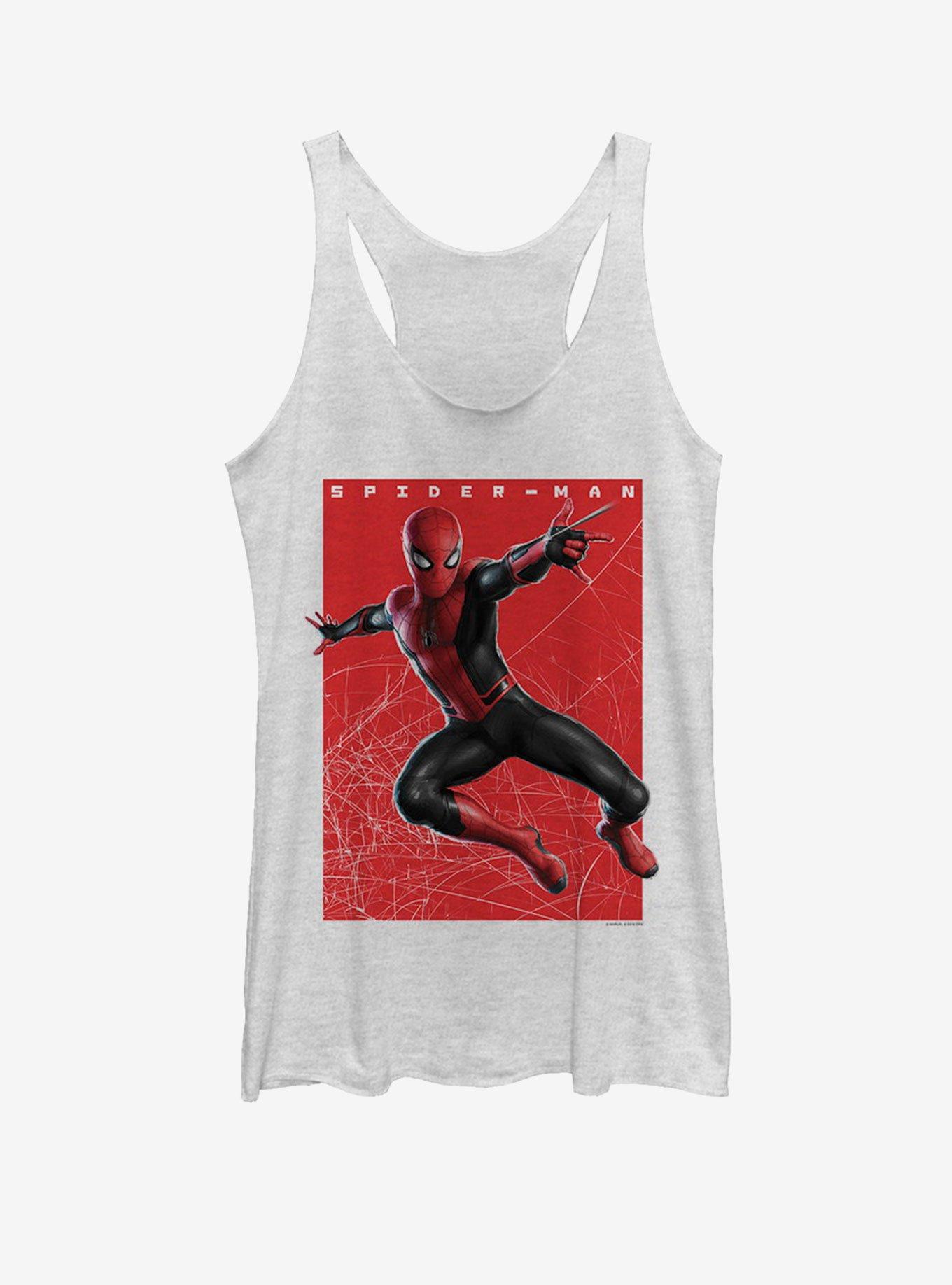 Marvel Spider-Man Far From Home Spiderman Swings Girls Tank, WHITE HTR, hi-res