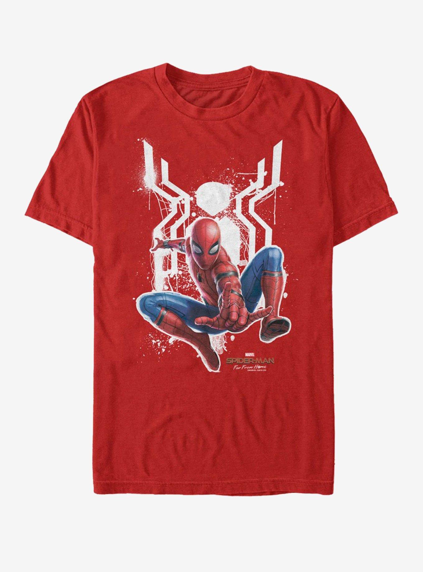 Spider man 2025 shirts hot topic