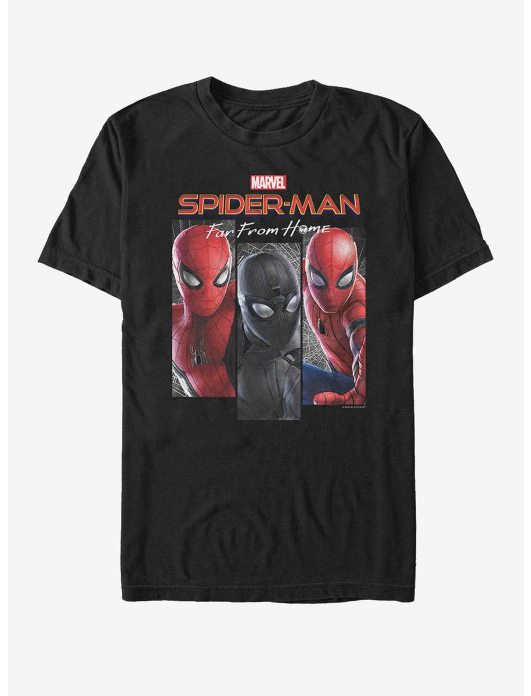 Marvel Spider-Man: Far From Home Spider Panel T-Shirt, BLACK, hi-res