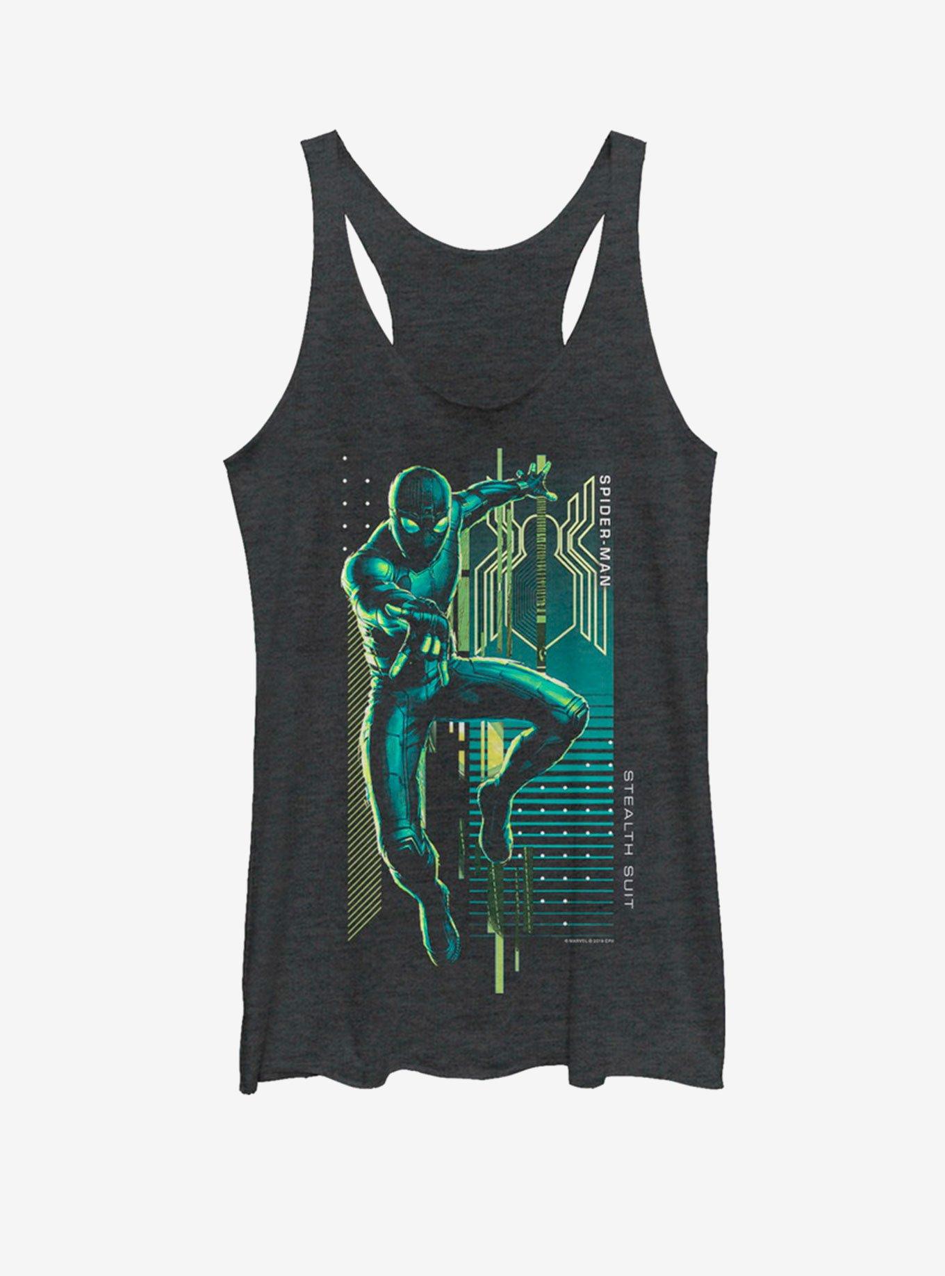 Marvel Spider-Man Far From Home Webslinger Block Girls Tank, BLK HTR, hi-res