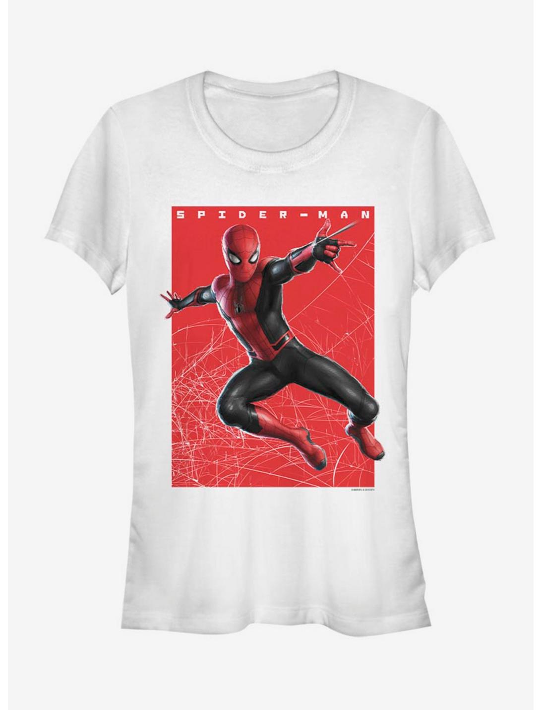 Marvel Spider-Man Far From Home Spiderman Swings Girls T-Shirt, WHITE, hi-res