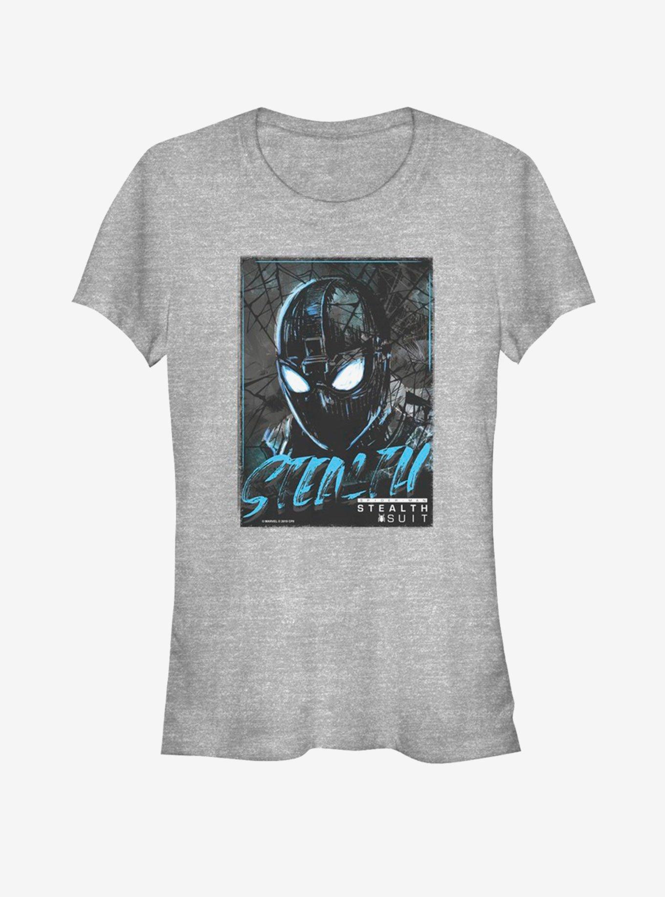 Marvel Spider-Man Far From Home Stealth Paint Girls T-Shirt, ATH HTR, hi-res