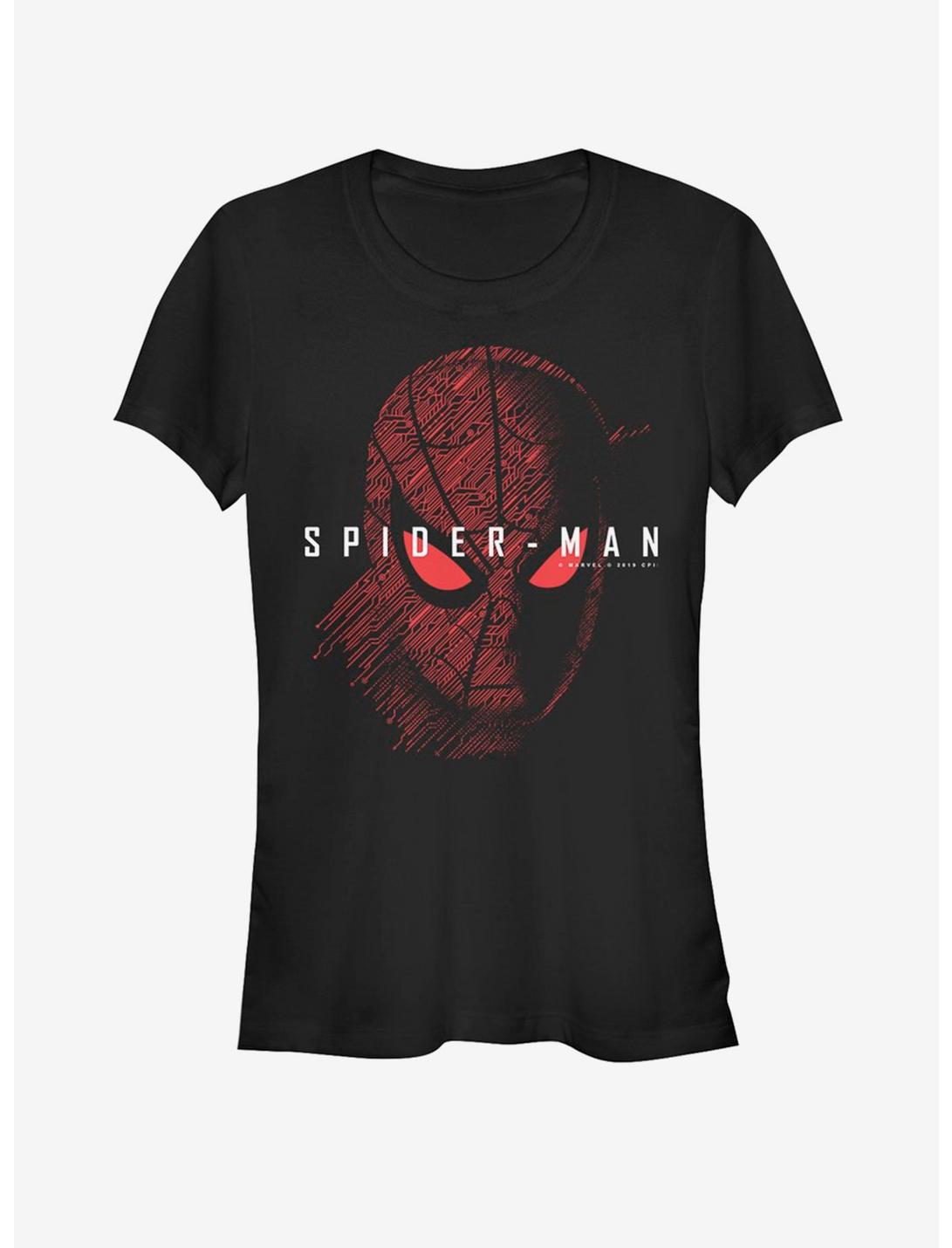 Marvel Spider-Man Far From Home Simple Tech Girls T-Shirt, BLACK, hi-res