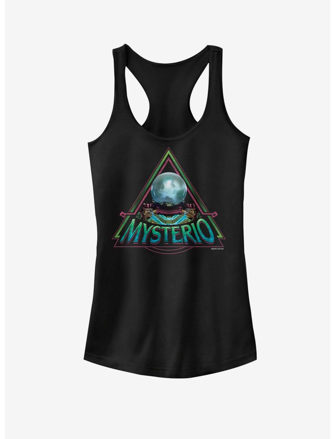 Marvel Spider-Man Far From Home Mysterio Triangle Girls Tank, BLACK, hi-res