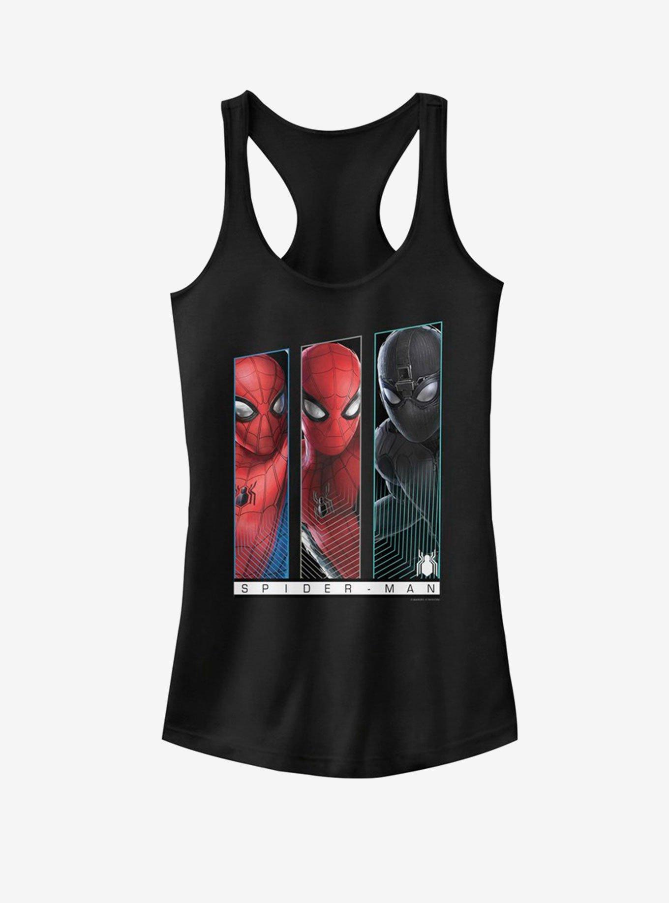 Marvel Spider-Man Far From Home Suit Up Girls Tank, BLACK, hi-res