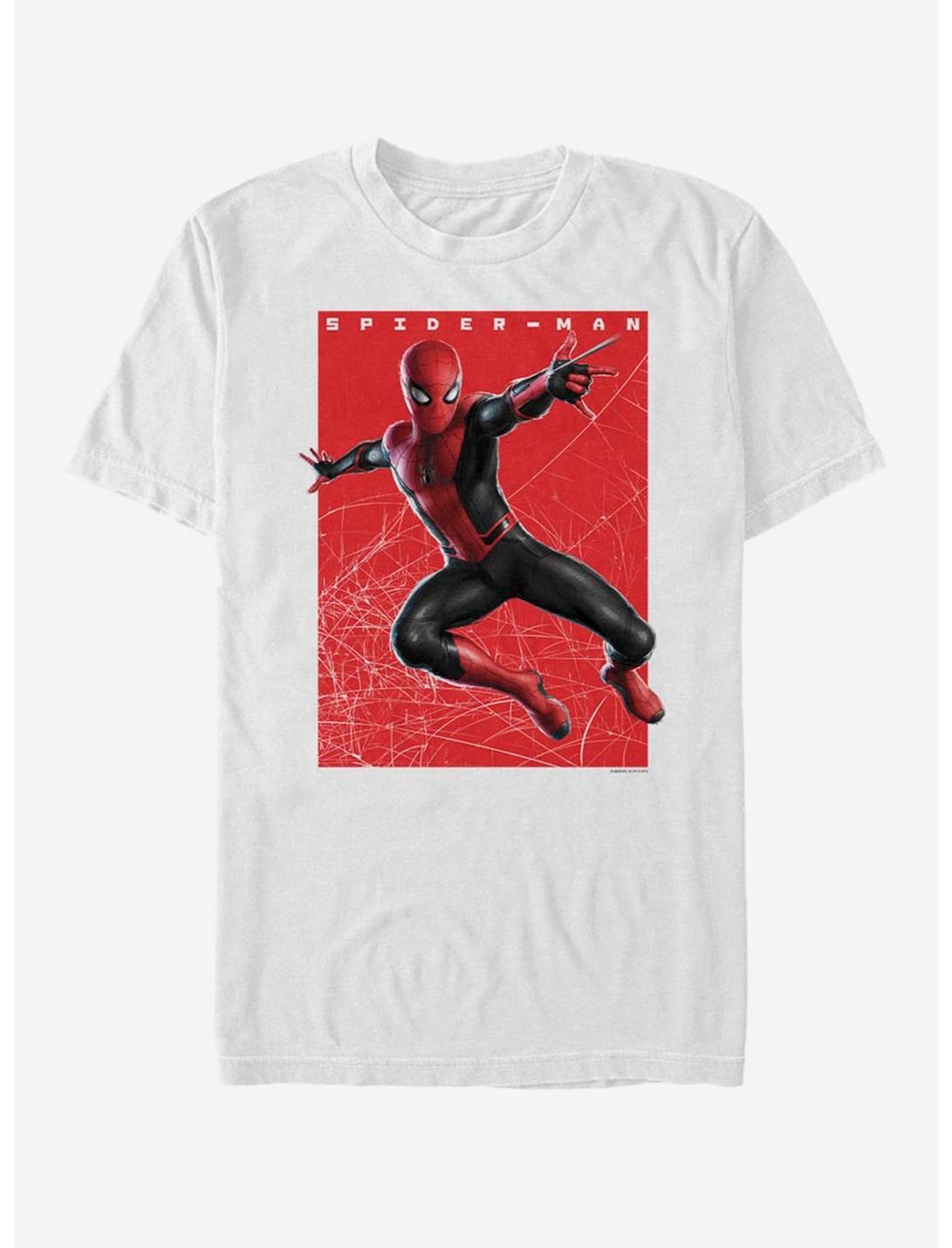 Marvel Spider-Man: Far From Home Spider-Man Swings T-Shirt, WHITE, hi-res