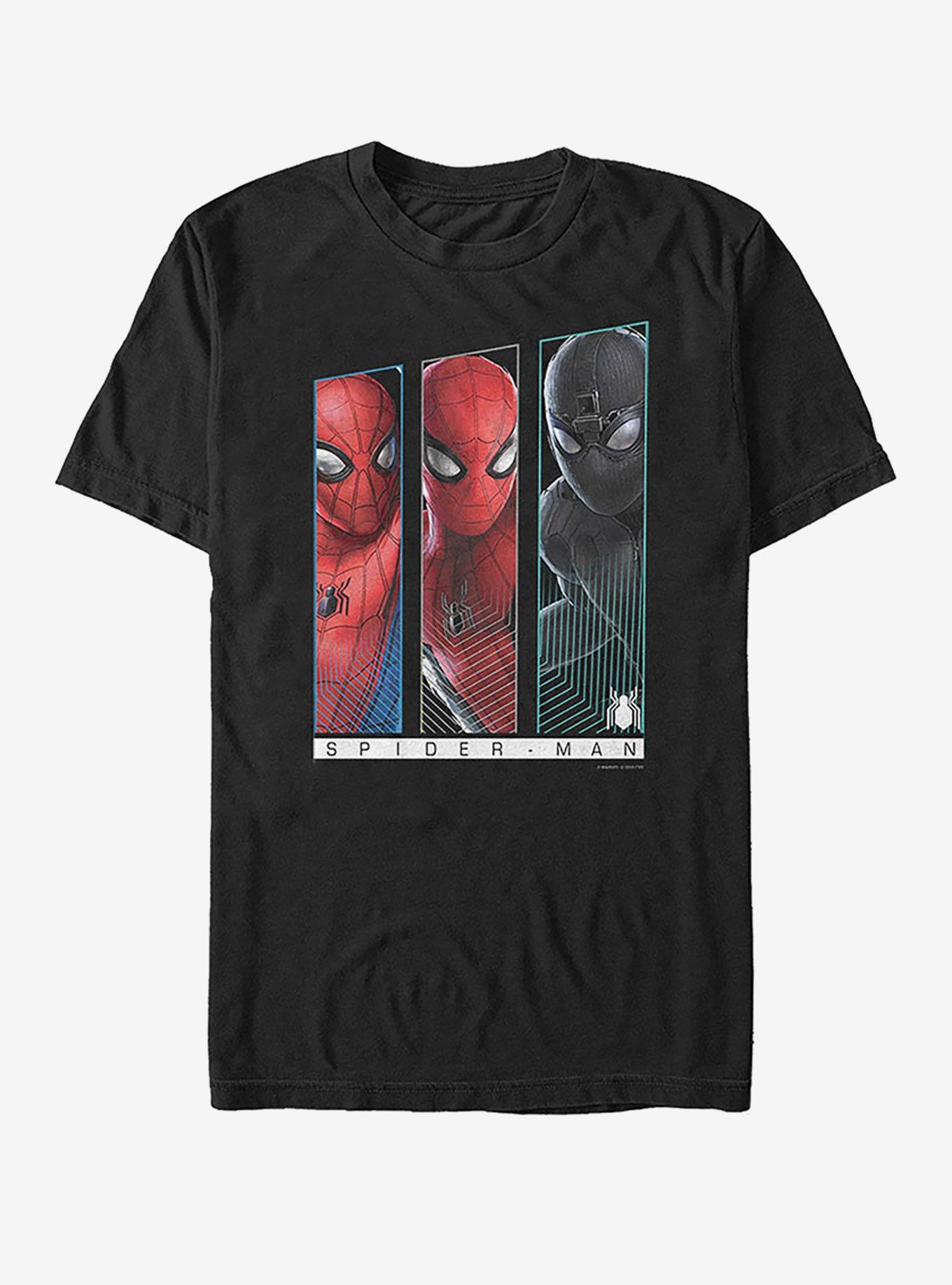 Marvel Spider-Man Far From Home Suit Up T-Shirt - BLACK | Hot Topic