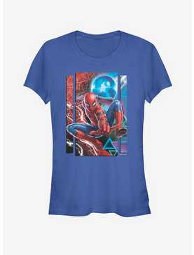Marvel Spider-Man Far From Home Spider Mysterio Slash Girls T-Shirt, , hi-res