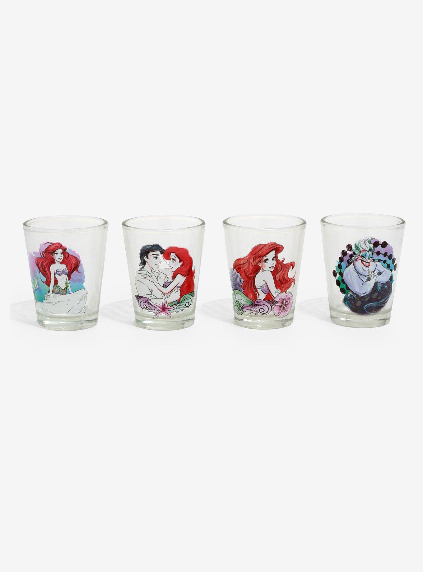 Disney The Little Mermaid Sketch Mini Glass Set, , hi-res