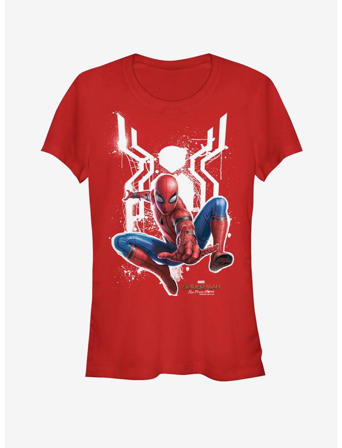 Marvel Spider-Man Far From Home Painted Spider Girls T-Shirt, RED, hi-res