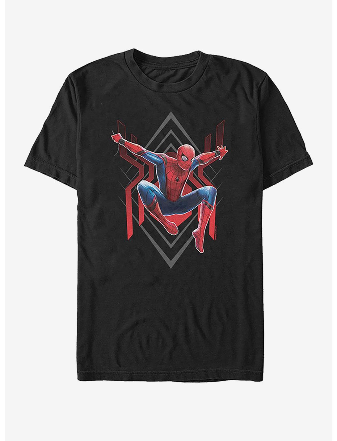 Marvel Spider-Man Far From Home Spider Jump T-Shirt, BLACK, hi-res