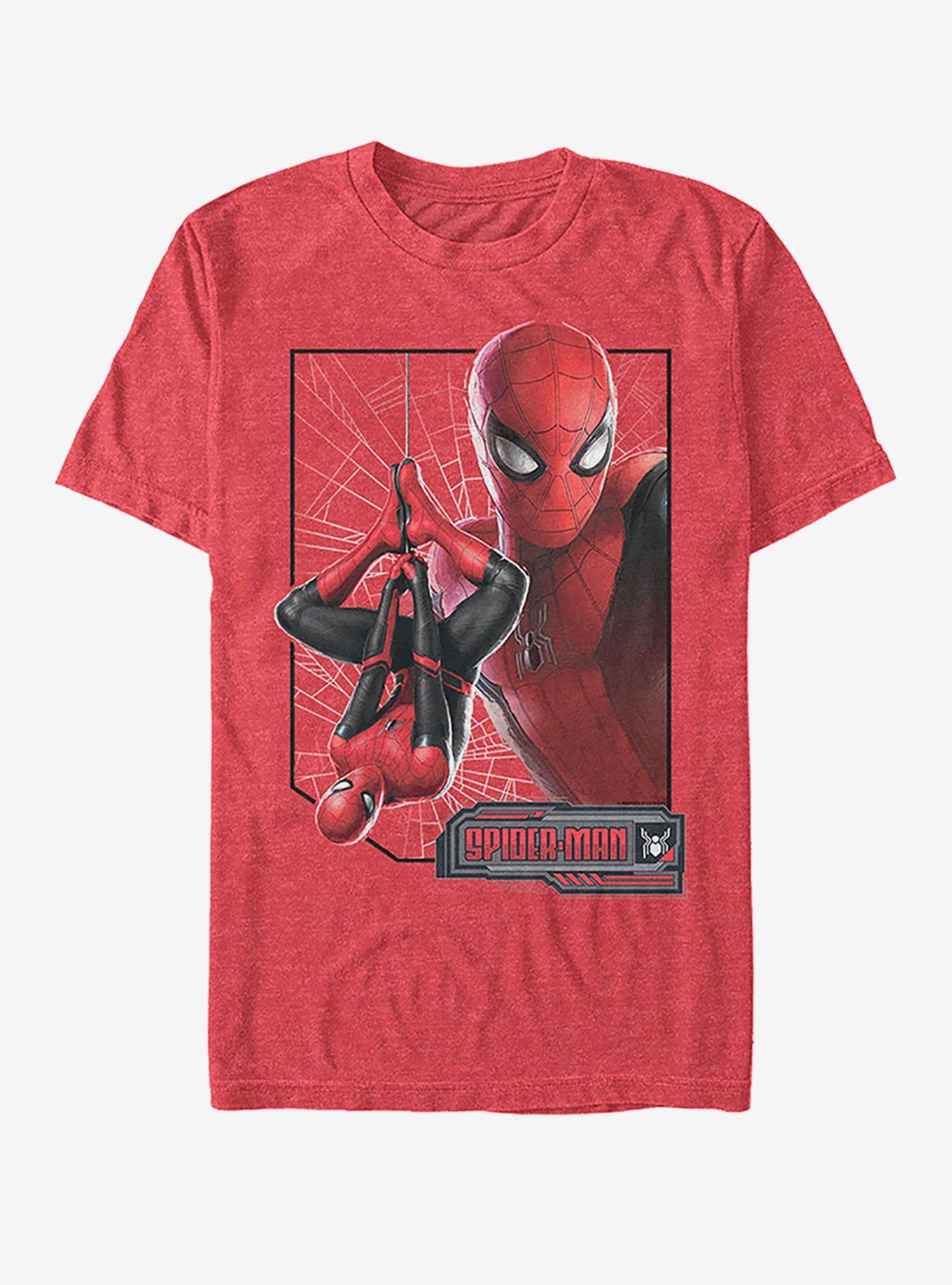 Marvel Spider-Man Far From Home New Suit T-Shirt, RED HTR, hi-res