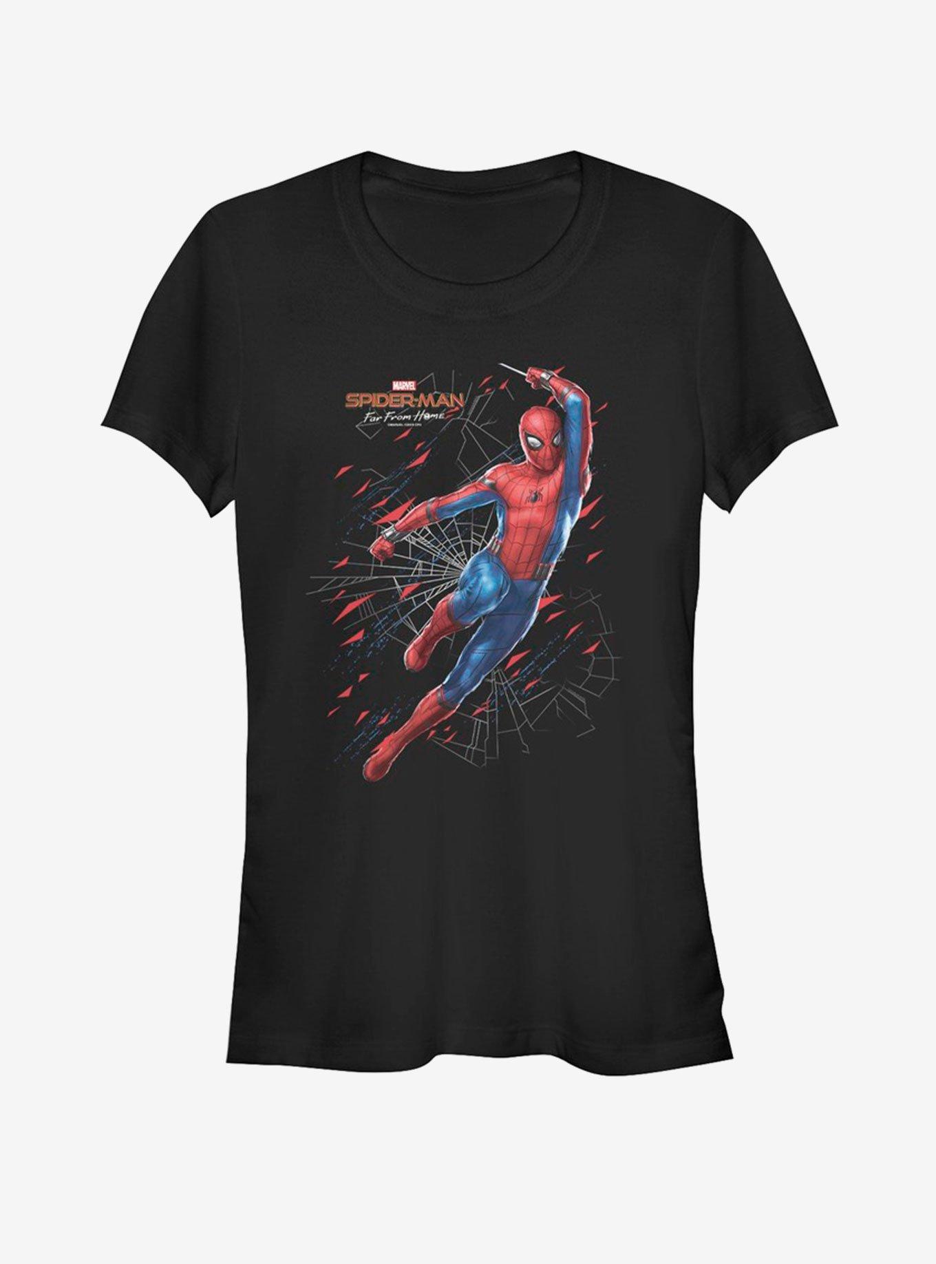 Marvel Spider-Man Far From Home Traveling Spidy Girls T-Shirt