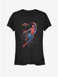 Marvel Spider-Man Far From Home Traveling Spidy Girls T-Shirt, BLACK, hi-res