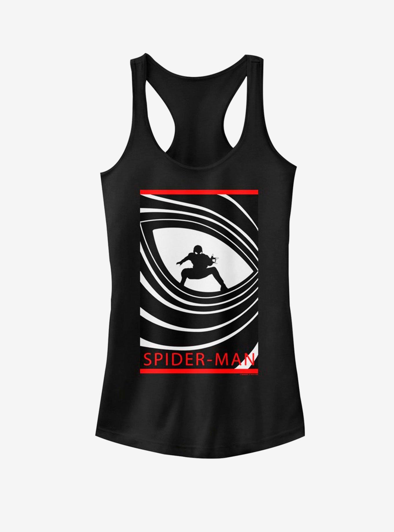 Marvel Spider-Man Far From Home Double O Spider Girls Tank, BLACK, hi-res