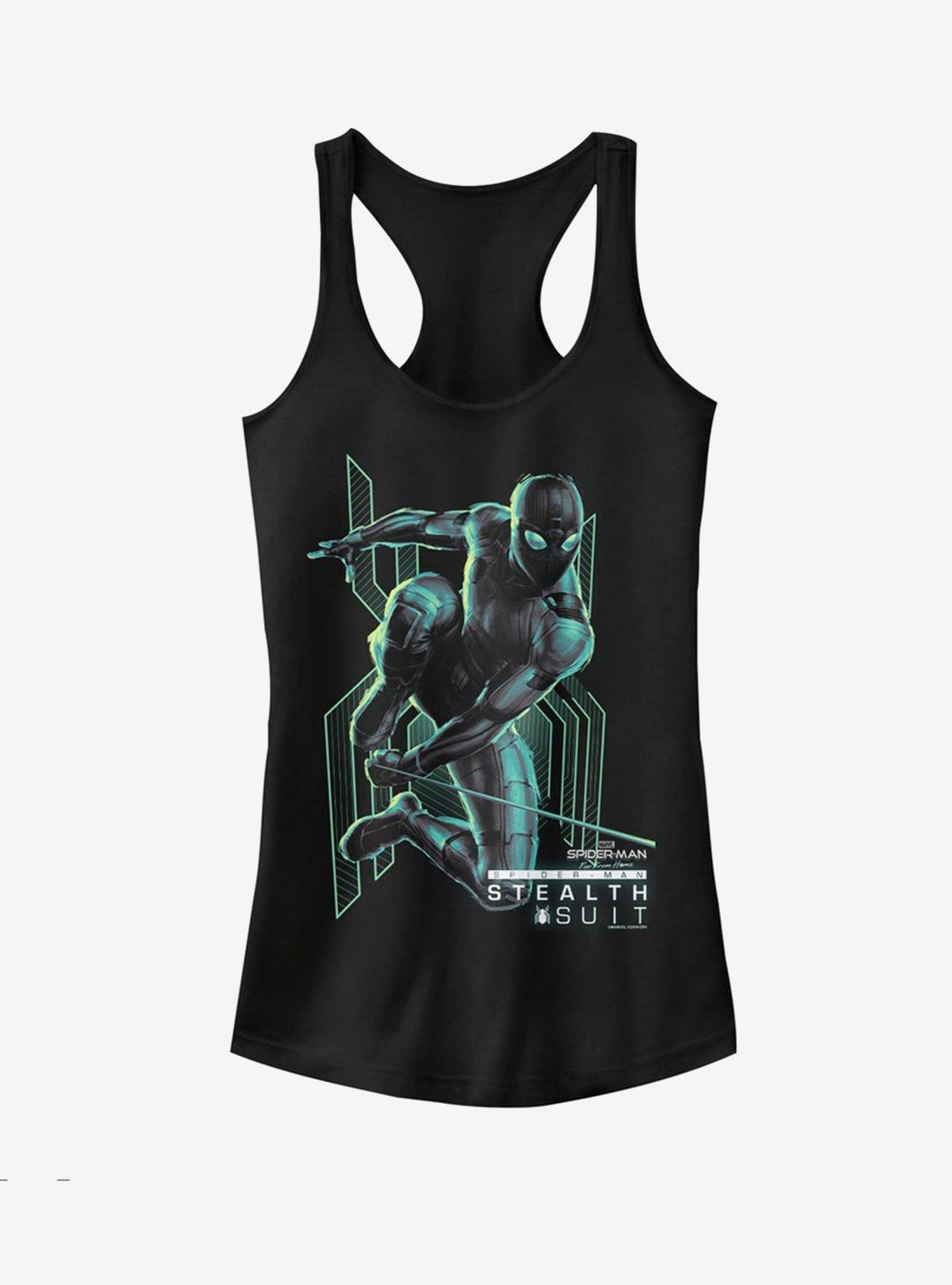 Marvel Spider-Man Far From Home Spider Darkness Girls Tank, BLACK, hi-res